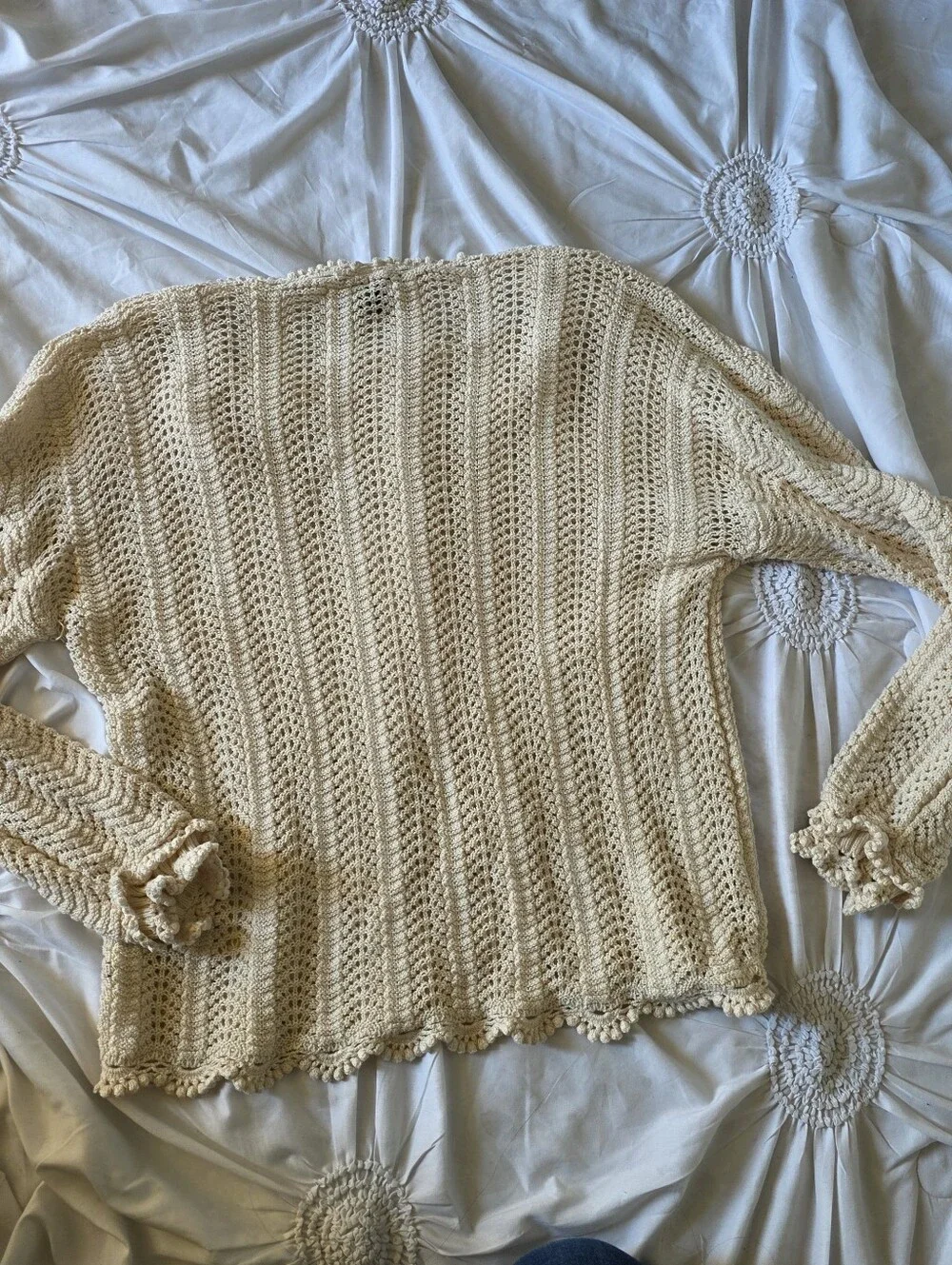 Paige Kuzuyu Sweater - Ecru size Medium